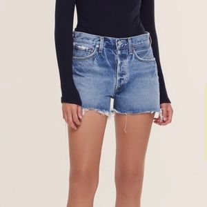 NEW Agolde Parker shorts in Swapmeet Dark